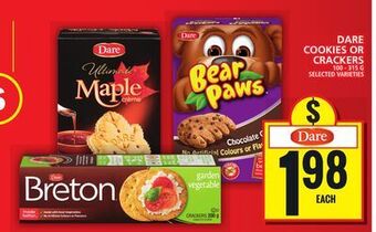 Food Basics Dare cookies or crackers offer