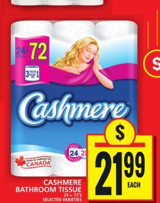 Food Basics Cashmere bathroom tissue offer