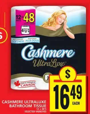 Food Basics Cashmere ultraluxe bathroom tissue offer