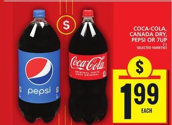 Food Basics Coca-cola, canada dry, pepsi or 7up offer