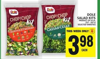Food Basics Dole salad kits offer