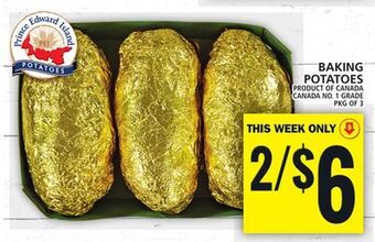 Food Basics Baking potatoes offer