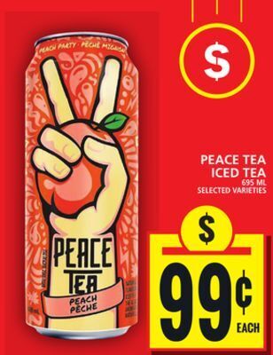 Food Basics Peace tea iced tea offer
