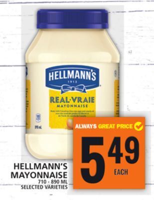 Food Basics Hellmann's mayonnaise offer
