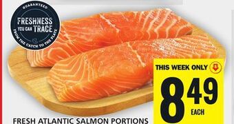 Food Basics Fresh atlantic salmon portions offer