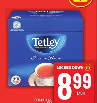 Food Basics Tetley tea offer