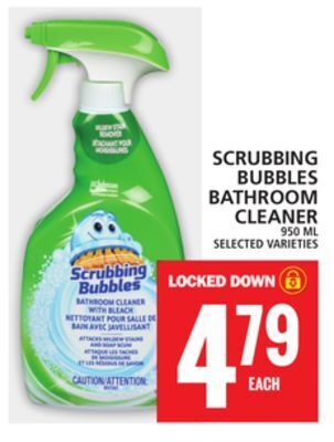 Food Basics Scrubbing bubbles bathroom cleaner offer