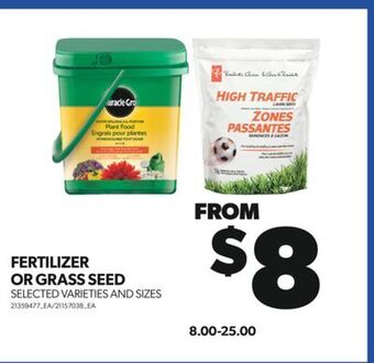 Real Canadian Superstore Fertilizer or grass seed offer