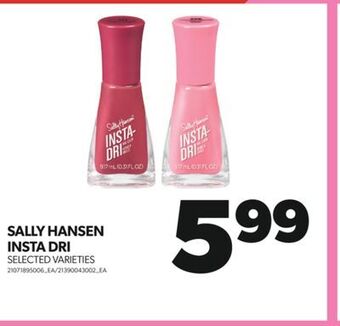 Real Canadian Superstore Sally hansen insta dri offer
