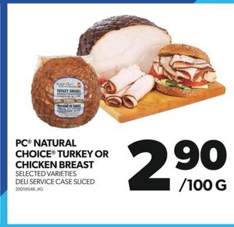 Real Canadian Superstore Pc® natural choice® turkey or chicken breast offer