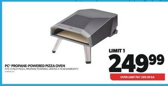 Real Canadian Superstore Pc® propane-powered pizza oven offer