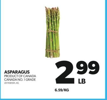 Real Canadian Superstore Asparagus offer