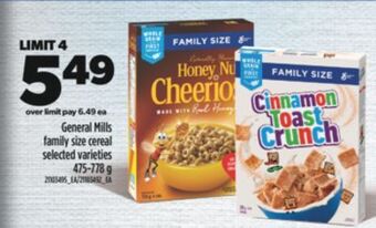 Real Canadian Superstore General mills family size cereal offer