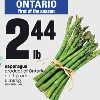 Loblaws Asparagus offer