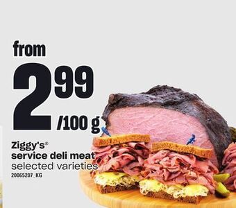 Loblaws Ziggy's service deli meat offer