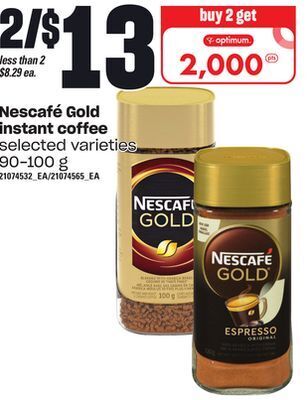 Loblaws Nescafé gold instant coffee offer