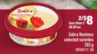 Loblaws Sabra hummus offer