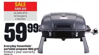 Loblaws Everyday essential portable propane bbq grill offer