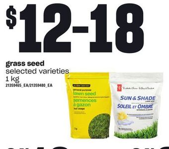 Loblaws Grass seed, 1 kg offer