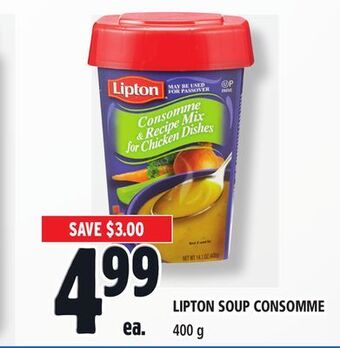 Metro Lipton soup consomme offer