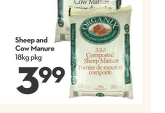 Longo's Sheep and cow manure offer