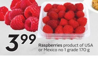 Sobeys Raspberries offer