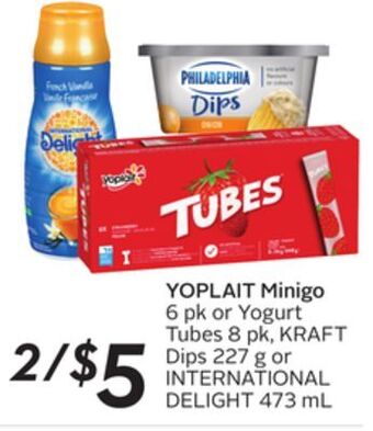 Sobeys Yoplait minigo offer
