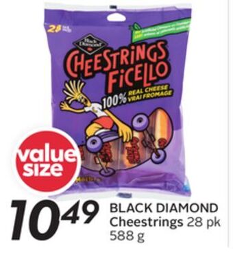 Sobeys Black diamond cheestrings offer