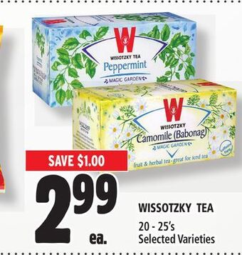 Metro Wissotzky tea offer