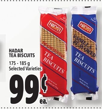 Metro Hadar tea biscuits offer