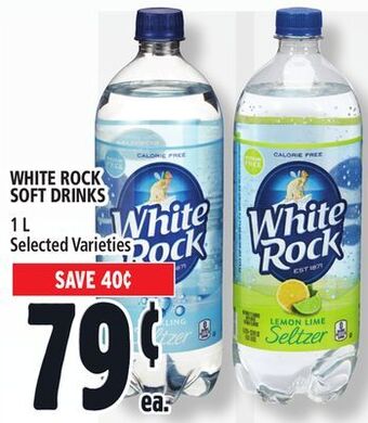 Metro White rock soft drinks offer