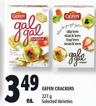 Metro Gefen crackers offer