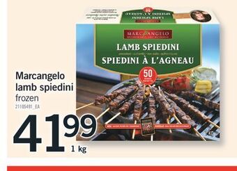 Fortinos Marcangelo lamb spiedini offer