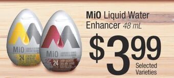 Fortinos Mio liquid water enhancer, 48 ml offer