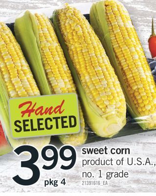 Fortinos Sweet corn offer