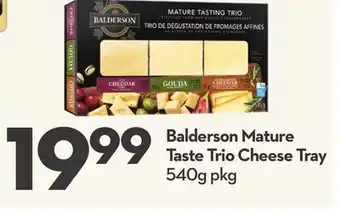 Longo's Balderson mature taste trio cheese tray offer