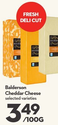 Longo's Balderson cheddar cheese offer