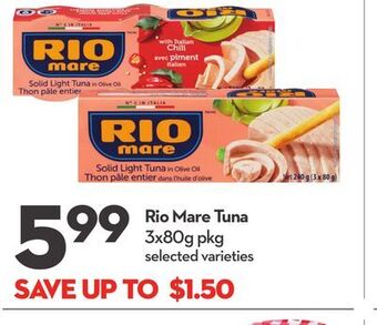 Longo's Rio mare tuna offer