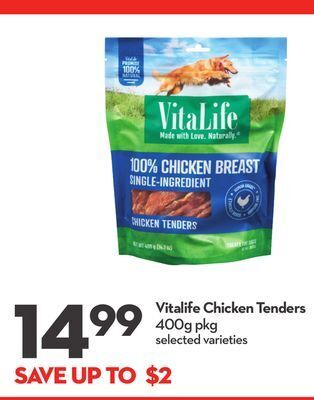 Longo's Vitalife chicken tenders offer