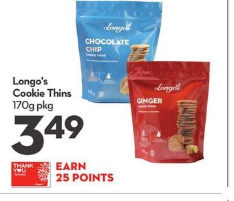 Longo's Longo's cookie thins offer