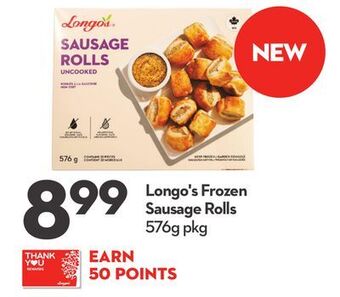 Longo's Longo's frozen sausage rolls offer