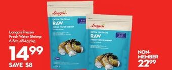 Longo's Longo's frozen fresh water shrimp offer