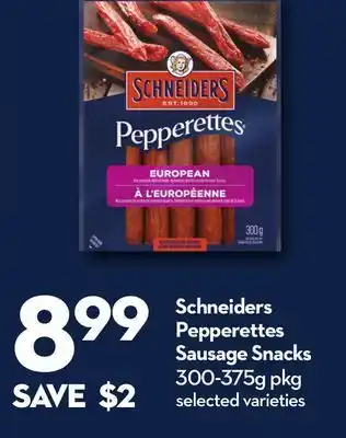 Longo's Schneiders pepperettes sausage snacks offer