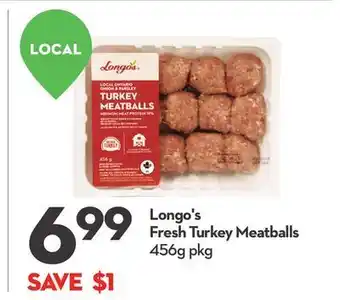 Longo's Longo's fresh turkey meatballs offer