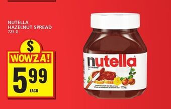 Food Basics Nutella hazelnut spread offer