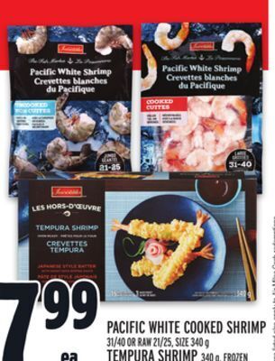 Metro Pacific white cooked shrimp offer