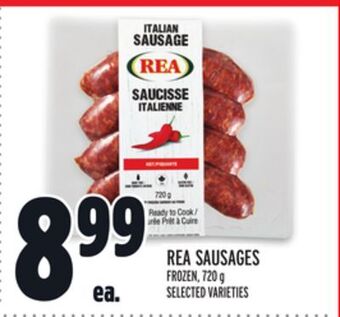 Metro Rea sausages offer