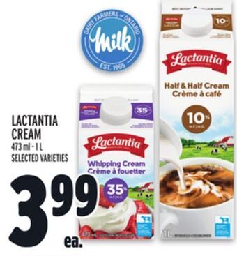 Metro Lactantia cream offer