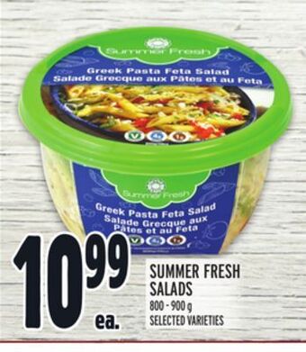 Metro Summer fresh salads offer