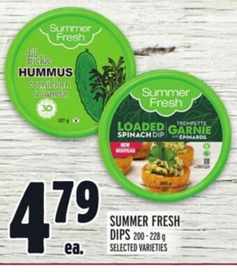 Metro Summer fresh dips offer